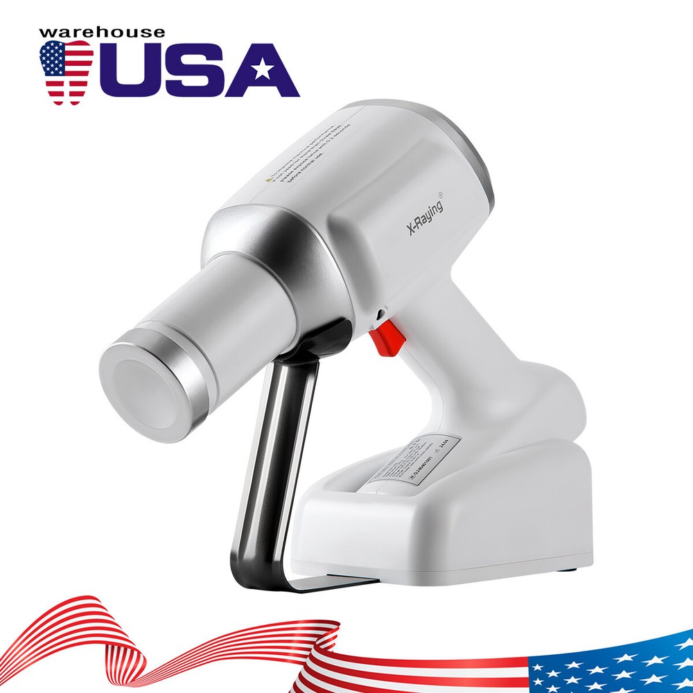 USA Dental Handheld X-rays Unit Machine +Scatter Shield Protective Ring