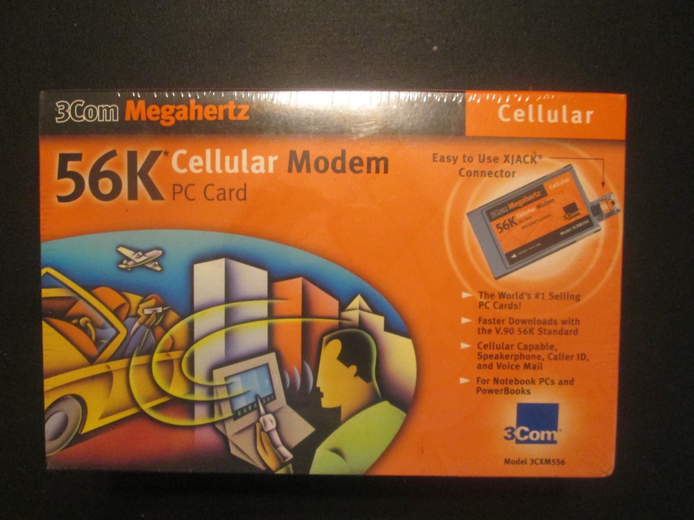 3COM Megahertz 56k Cellular Modem PC Card #3CXM556