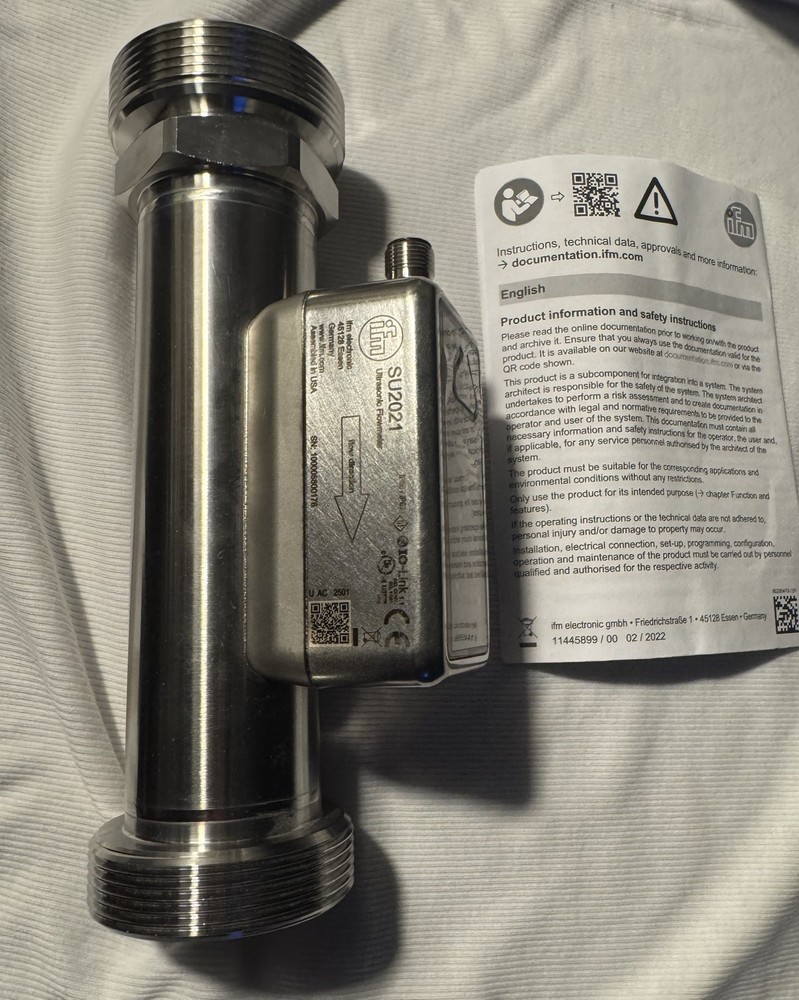 IFM SU2021 Flow Meter