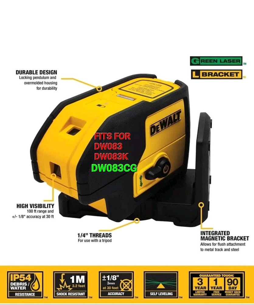 Dewalt GLASS FOR DW083 DW085 DW085K Self Leveling Laser Pointer