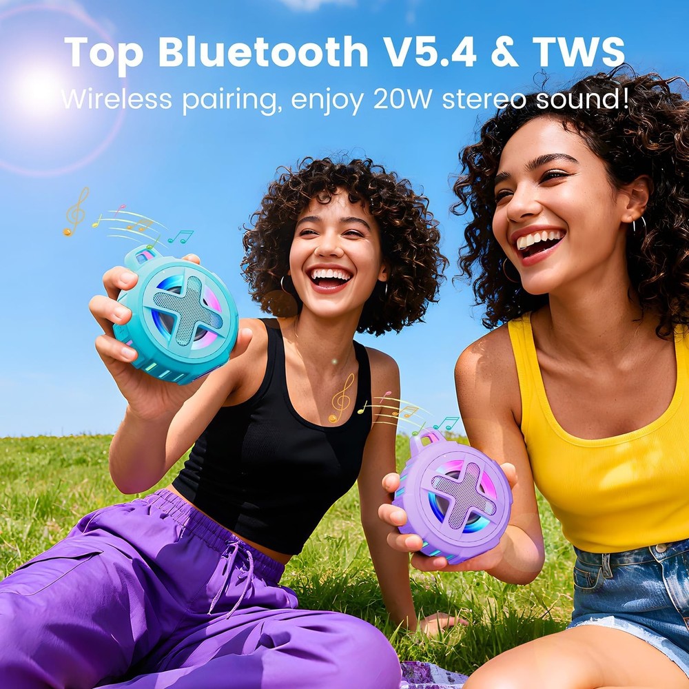 XLEADER X8 Gen2 IP67 Bluetooth Shower Speaker 24H