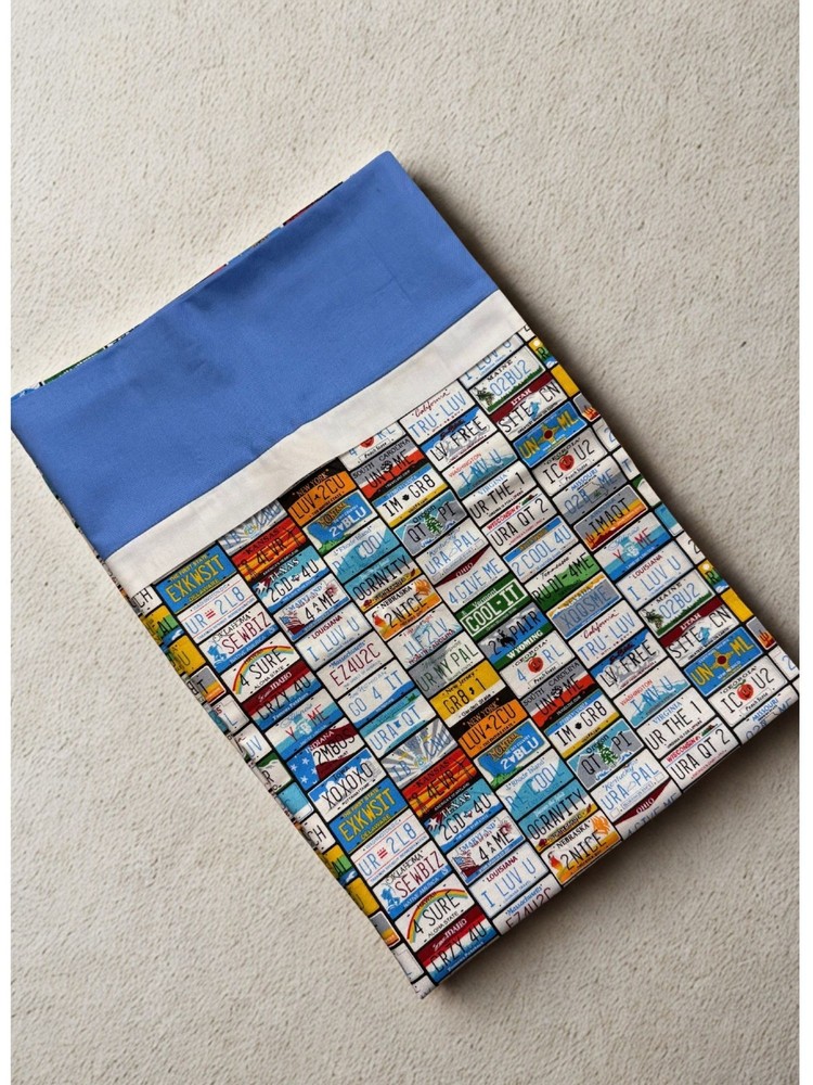 Queen Size Handmade Road Trip Fun PILLOWCASE