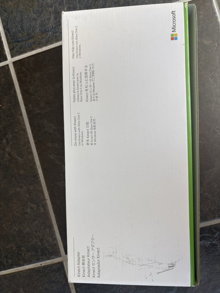 Microsoft Xbox One Kinect Sensor with Adapter, USB Wired, 6ft Cable, Black