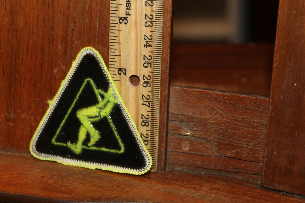 Vintage Embroidered Patch Jogging Patch Dayglo