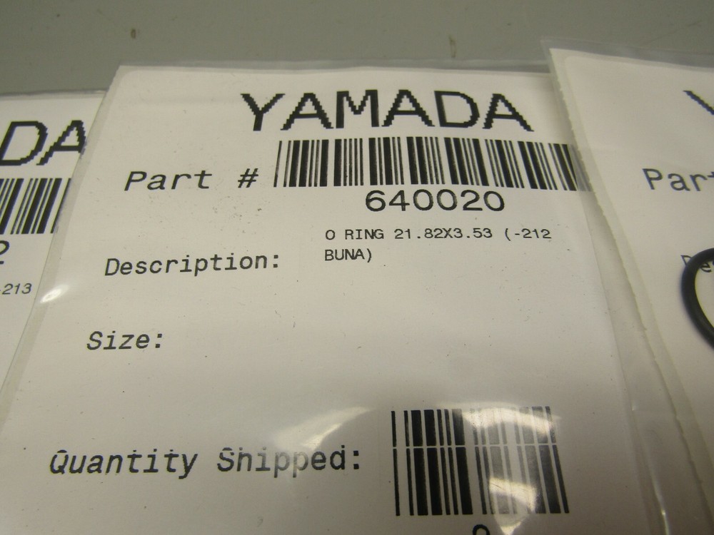 Yamada O-Ring Lot! 640000 + More!