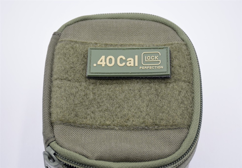 GLOCK PERFECTION GLOCK .22 LR LOGO PATCH HOOK/LOOP BACKING OD GREEN G44 .22 RARE