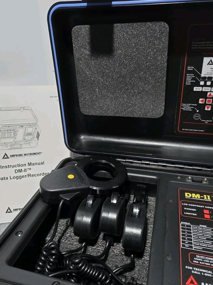 AMPROBE DM-II DATA LOGGER RECORDER Tested ,Working