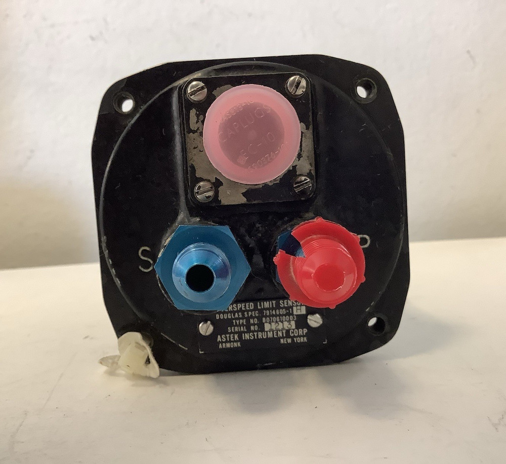 Astek Instrument Corp Overspeed Limit Sensor B070610003