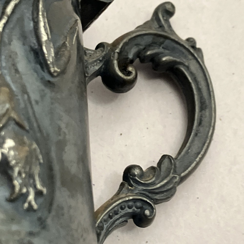 Pitcher Adelphia Silverplate Co NY Quadhuple plated small pitcher #215 5”