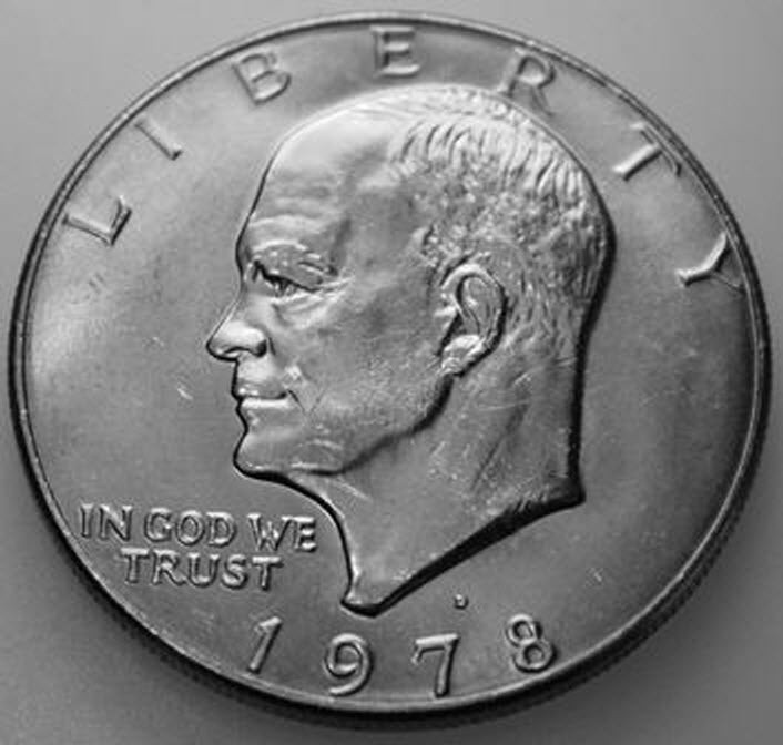 1978-D Eisenhower Uncirculated Copper/Nickel Dollar
