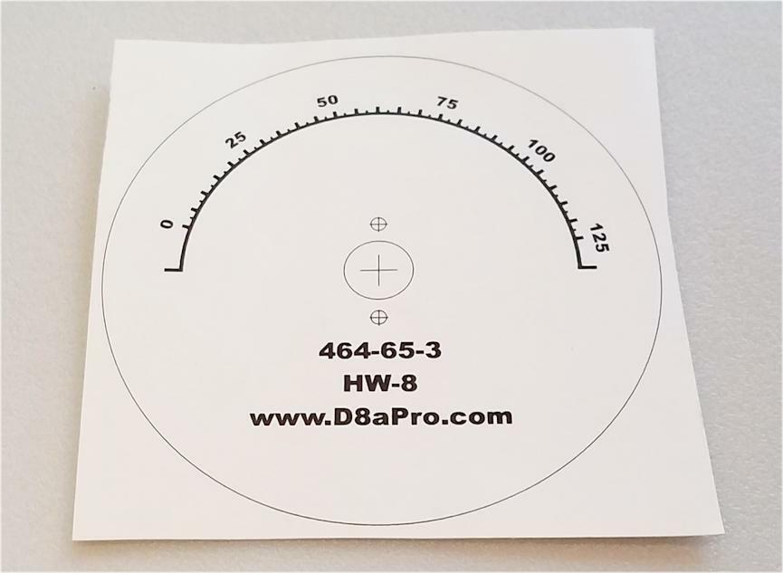 Heathkit HW-8 Replacement Dial (Modified)