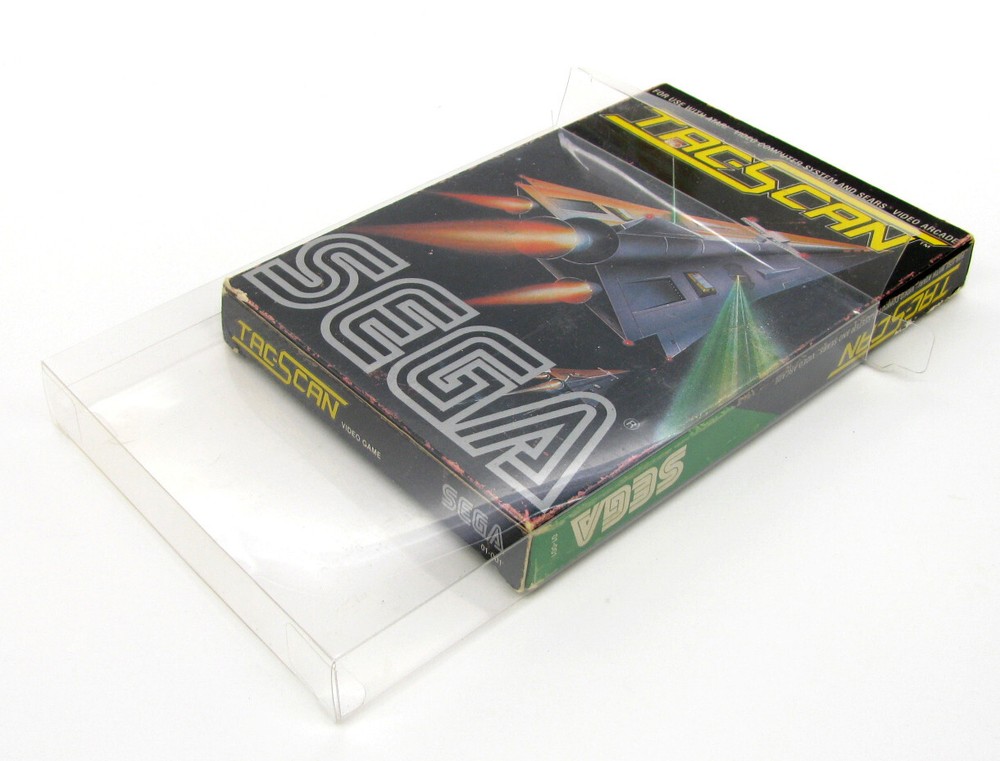 5X CLEAR PLASTIC PROTECTIVE BOX SLEEVE FOR ATARI 2600 BIG SEGA BOX CIB (SIZE E)