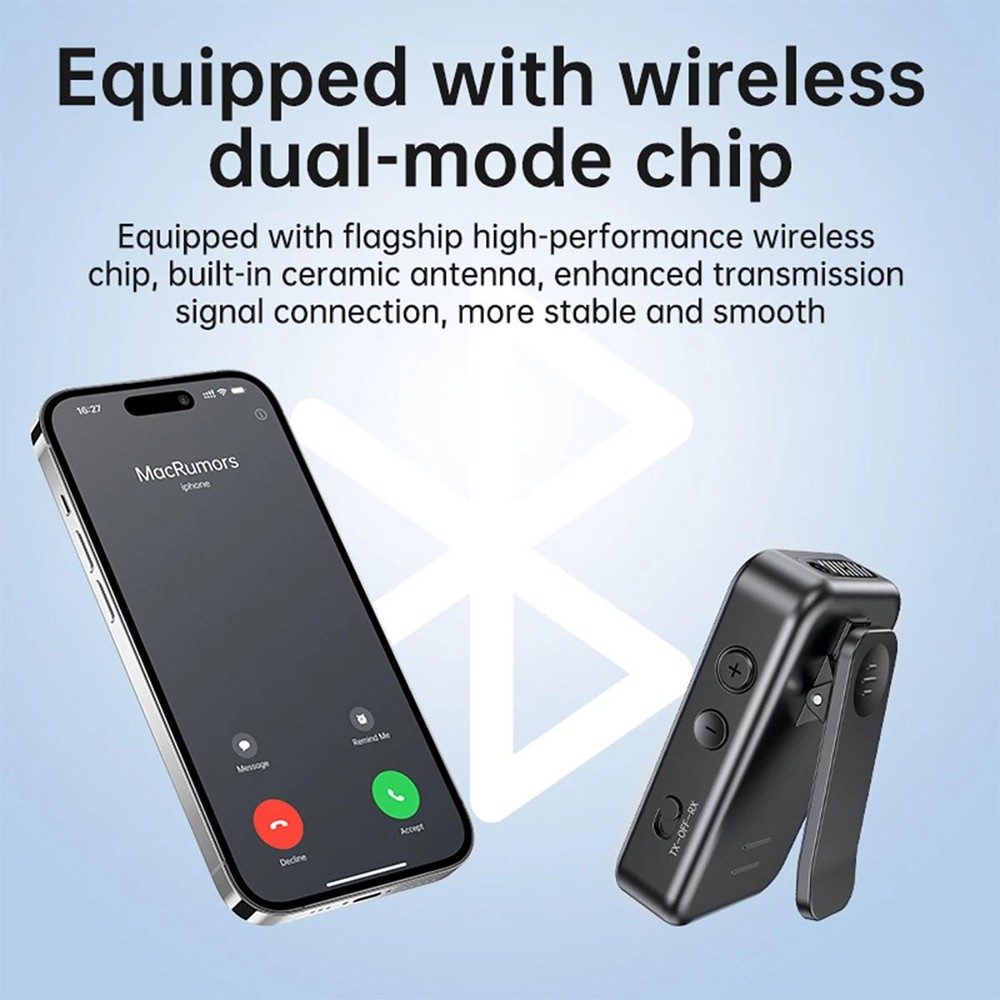 5.4 Version Wireless Bluetooth Audio Adapter with 3.5mm Jack and Included Cables