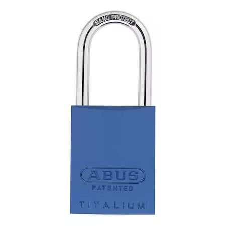Abus 83Al/40 (300) Ka Blue Padlock, Keyed Alike, Long Shackle, Rectangular