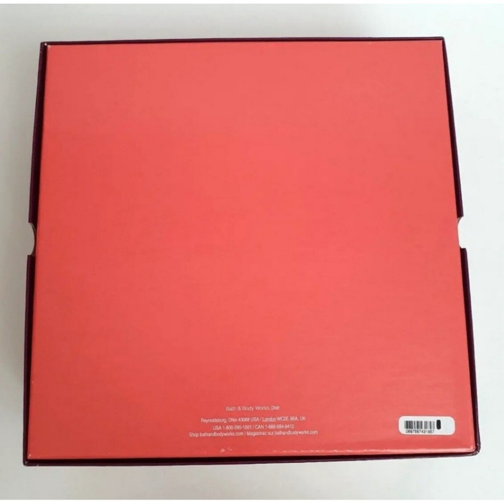 Bath & Body Works Cheers To You Nutcracker Empty Red Gift Box