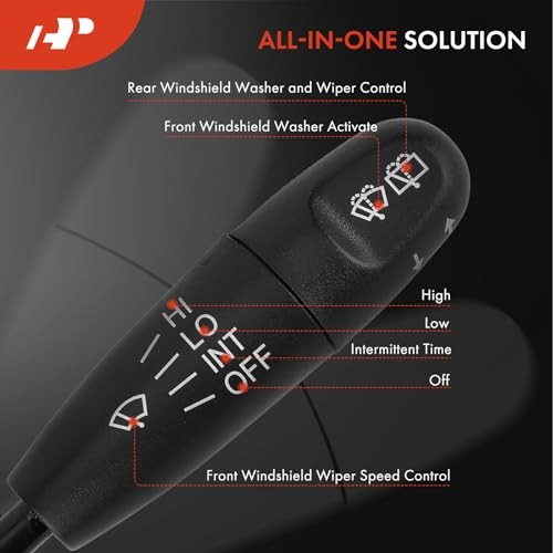 Windshield Wiper Switch Assembly Lever Compatible with Chevy Aveo 2004-2008,