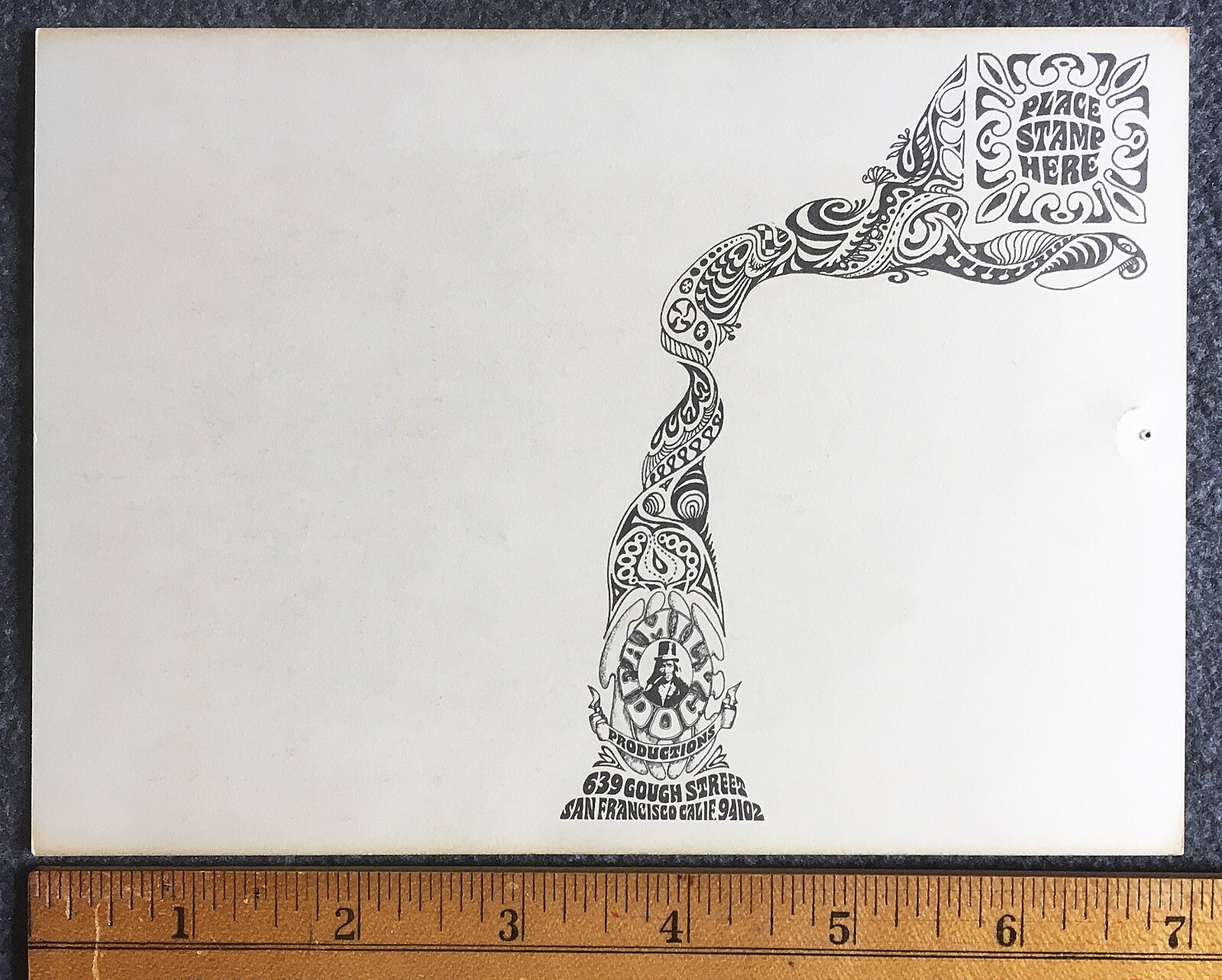 1967 The Doors Sparrow Avalon Postcard Lot of 2 Victor Moscoso FD-50 FD-61