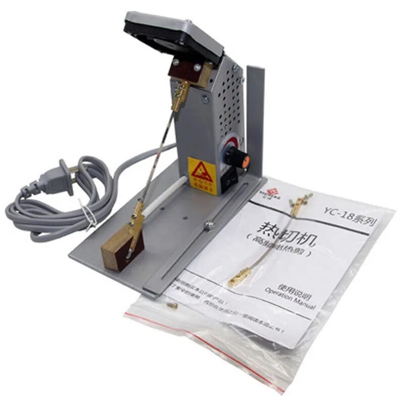 Small Adjustable Temperature Hot Cutting Machine Ribbon Iron Cutting Machine