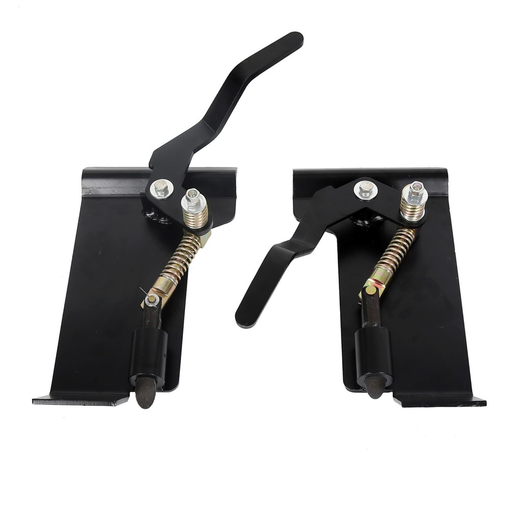 2X Weld On Skid Steer Quick Attach Conversion Adapter Quick Tach Latch Box