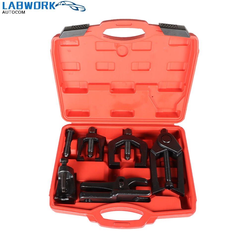 6x Front End Service Tool Kit Ball Joint Separator Pitman Arm Tie Rod Puller