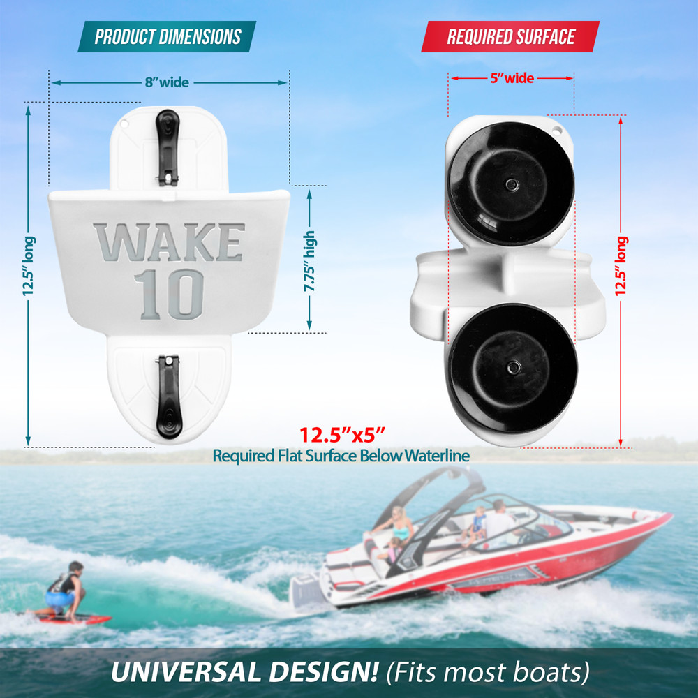 WAKE 10 Wakesurf Creator - Wake Surf Shaper - Wave Generator - NEW!