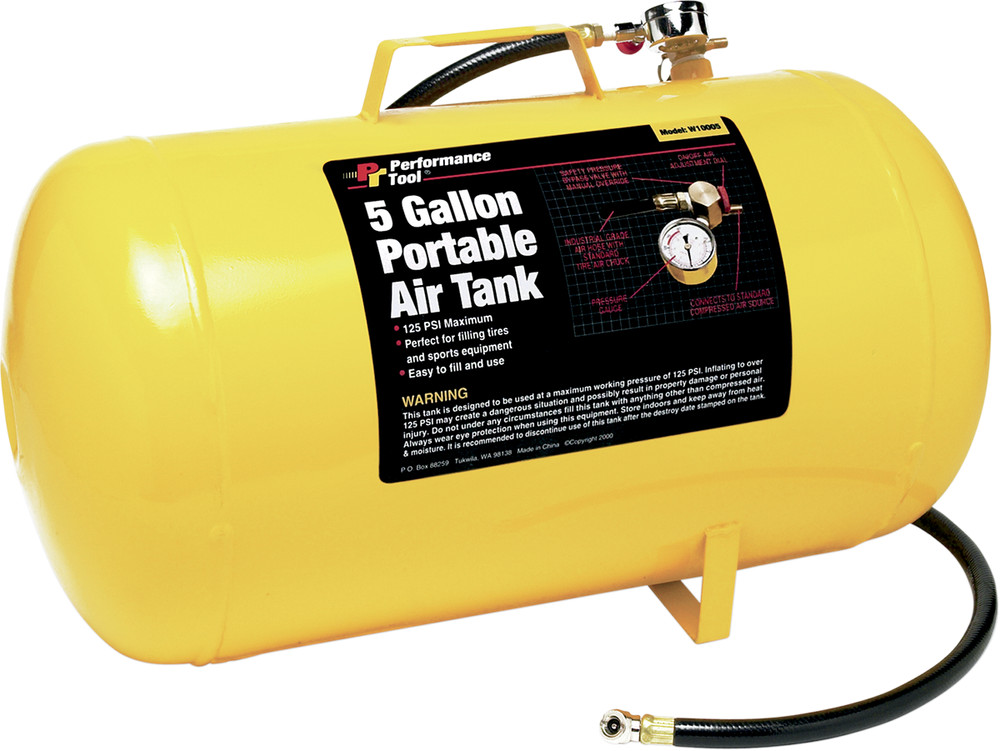 PERFORMANCE TOOL For Air Tank Portable W10005