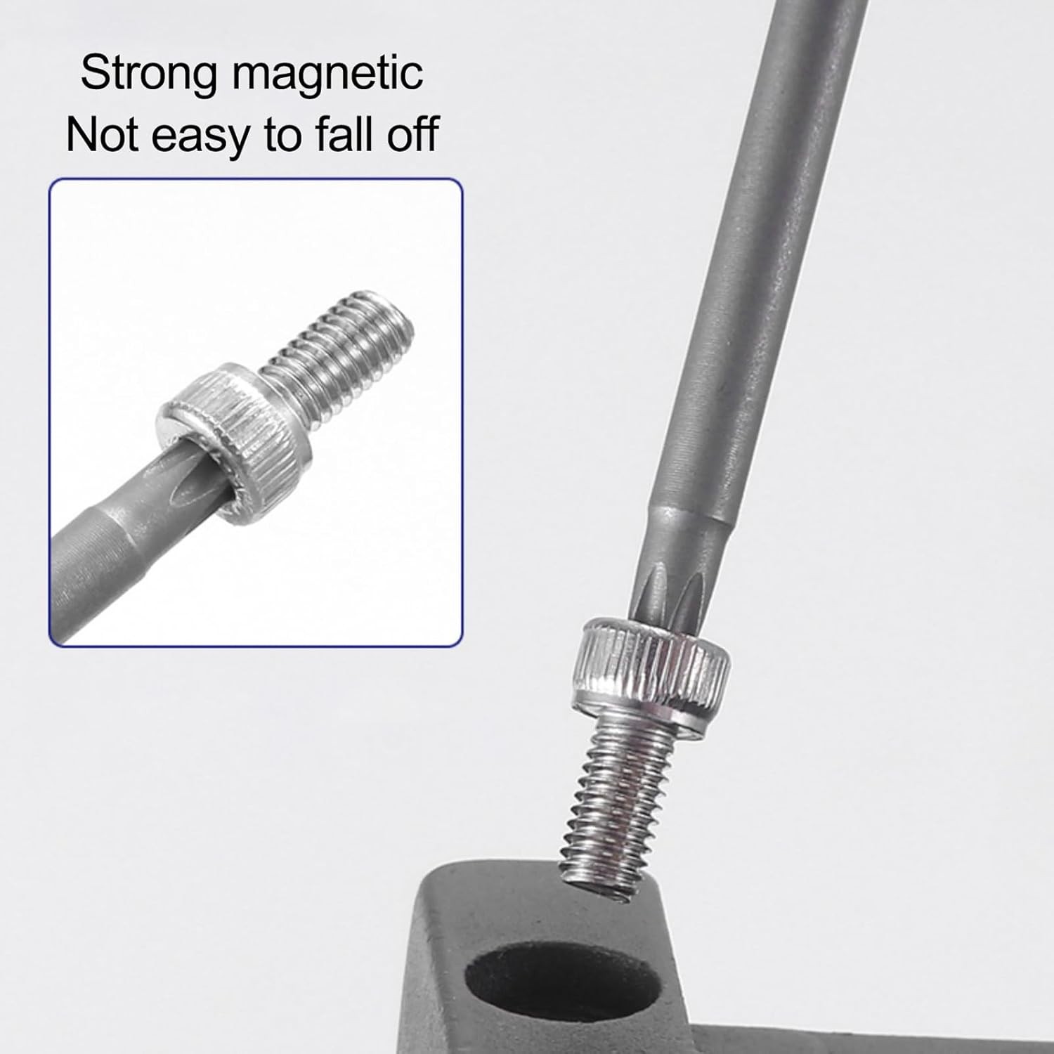 11Pcs T6-T40 Magnetic Head Torx Screwdriver Bit Set Security Tamper Proof Star