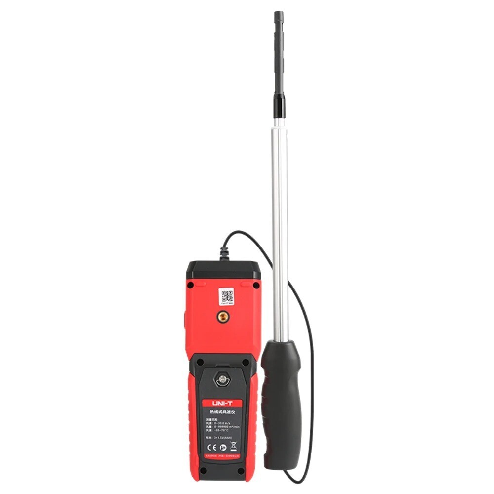 UNI-T UT362H Hot Wire Anemometer Sensor Wind Velocity/Volume/Temperature Tester