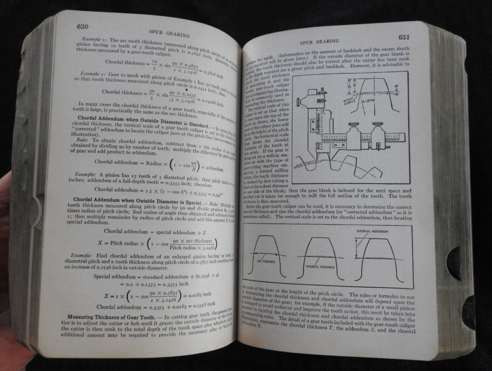MACHINERY'S HANDBOOK 12th Edition - 1944 Printing - 1800+ Pages Solid & Complete