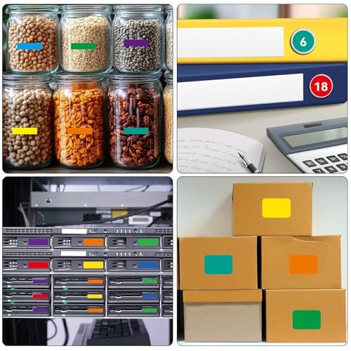 21 Sheets Color Coding Labels Classroom Laptop Label for Organization