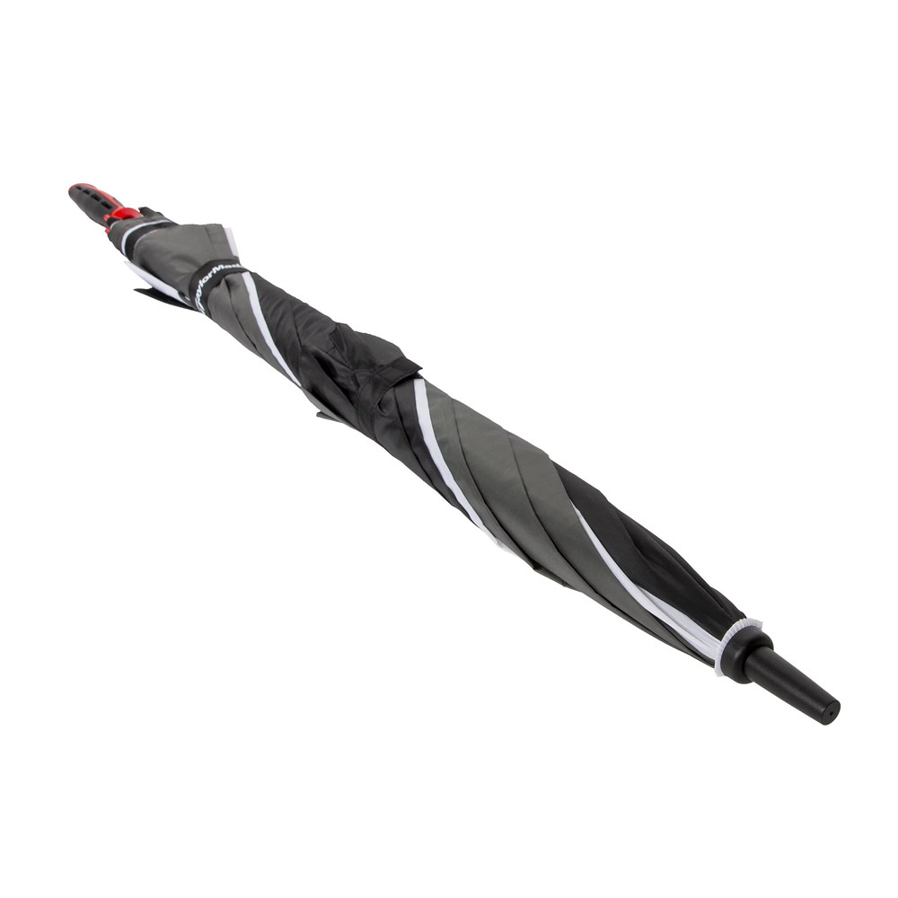 (2 Pack) 68-Inch Auto Open Vented Golf Umbrella, Black/White