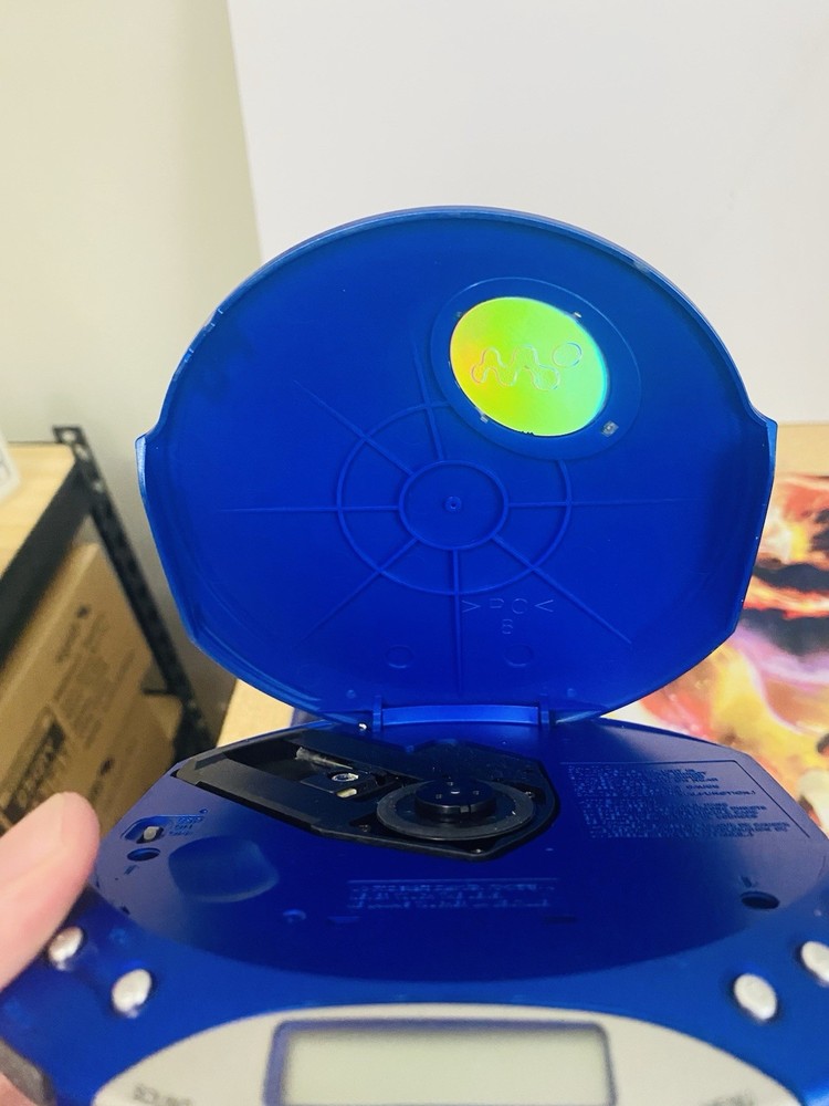 Sony Walkman ESP-MAX D-E350 Vintage Blue Tested Working