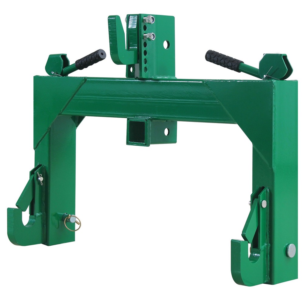 3 Point Tractor Quick Hitch Adapter 3000lb w/ Adjustable Bolt for Category 1 & 2
