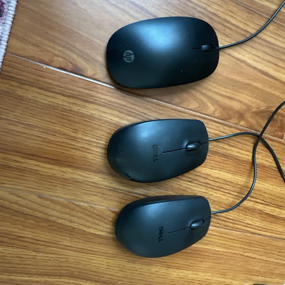(#51).   Set of 3 Computer mice.