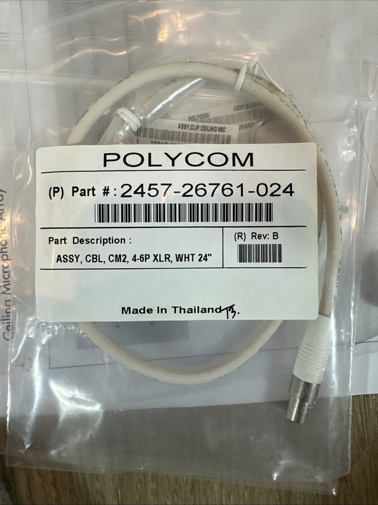 New Open Box Polycom HDX Ceiling Microphone Array for HDX Video Conferencing