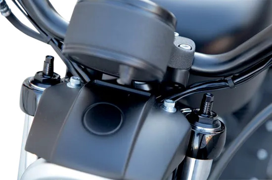SM 39mm Black Al Fork Preload Adjuster Harley Dyna Sturgis 91