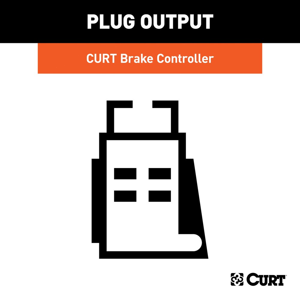 CURT Brake Control Wiring Harness Connector #51529 / Controller Sold Separately