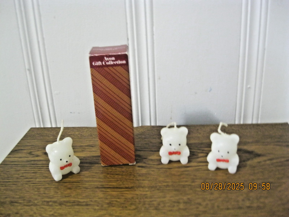 Small Bear Candles by Avon