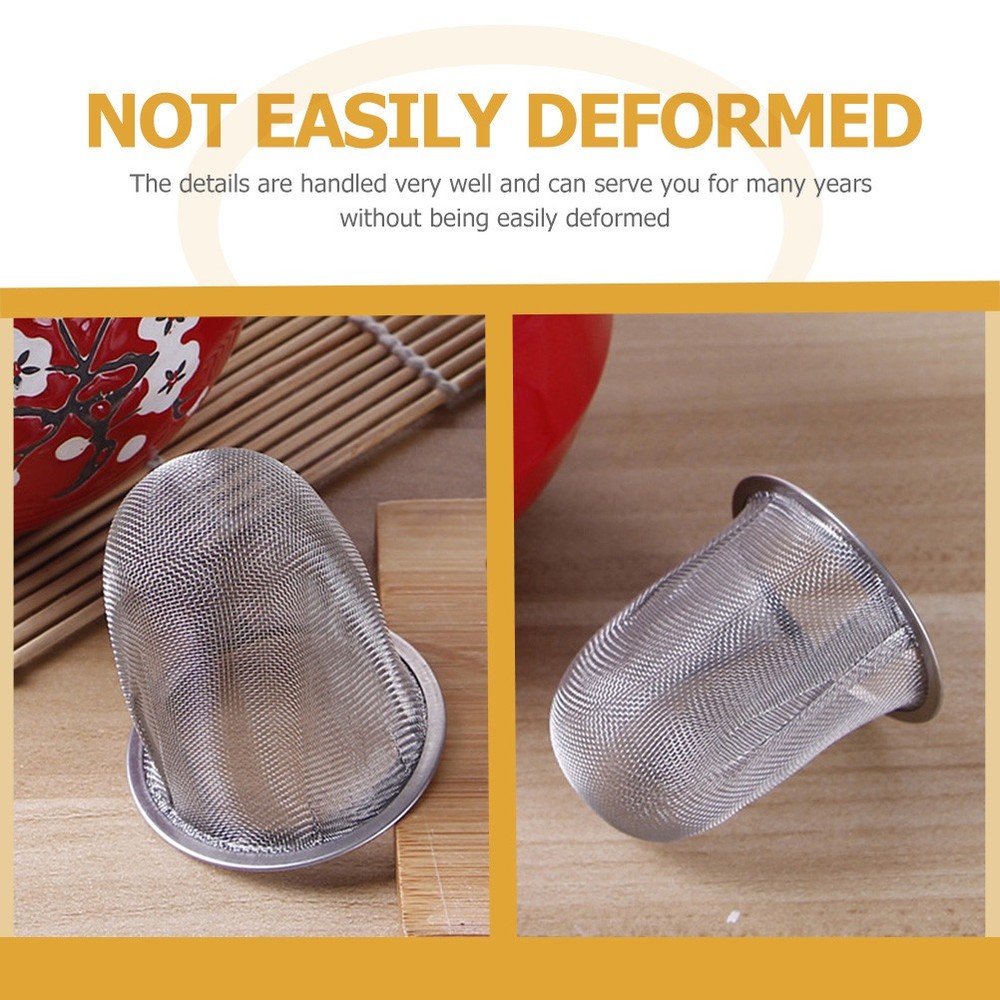 4 Pcs Pot Strainer Stainless Steel Tea Filter Teapot Replaceable Mesh Strainers