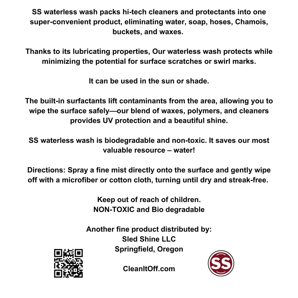 Waterless Car Wash Spray