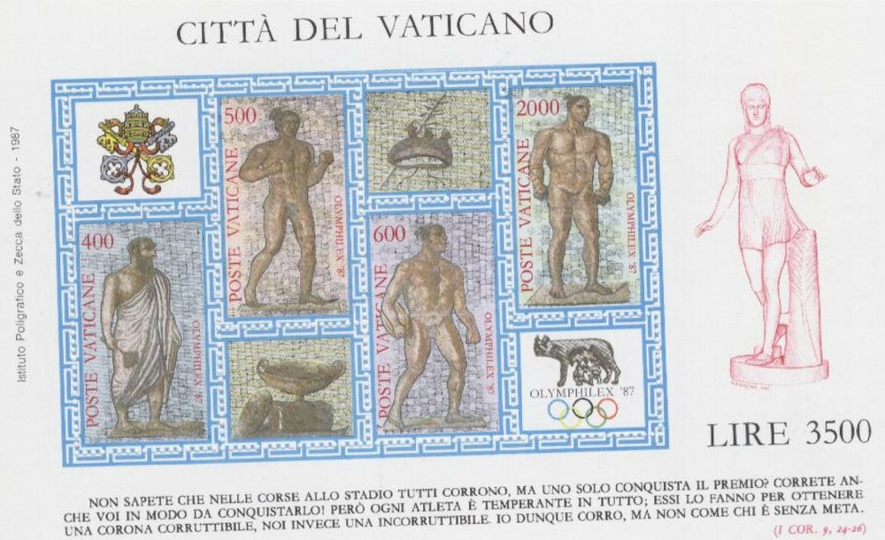 (FY87) Vatican 1987 Yearset MNH