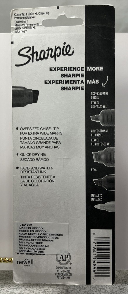 🎨 Sharpie Magnum Oversized Permanent Marker Black FREE SHIPPING
