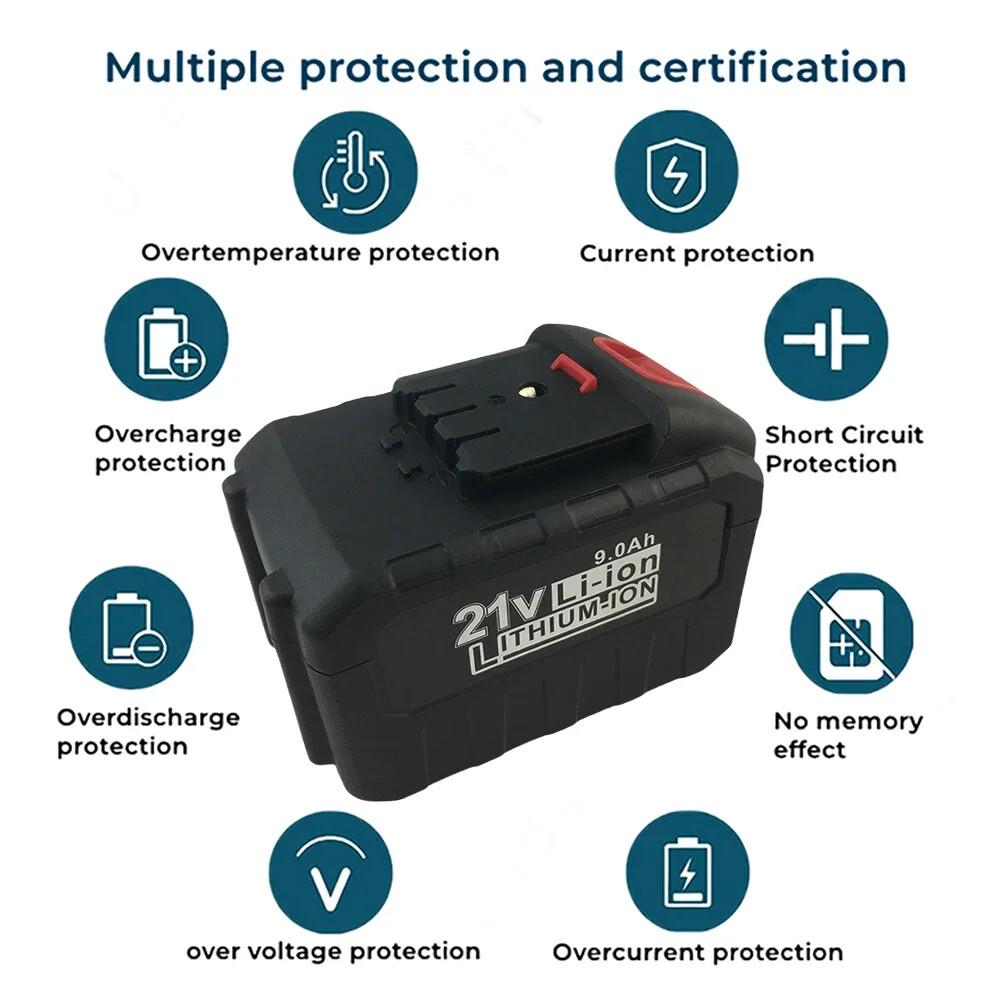 Mini Chain Saw Battery 21V Rechargeable Quanyou Battery for Mini Chain Saw