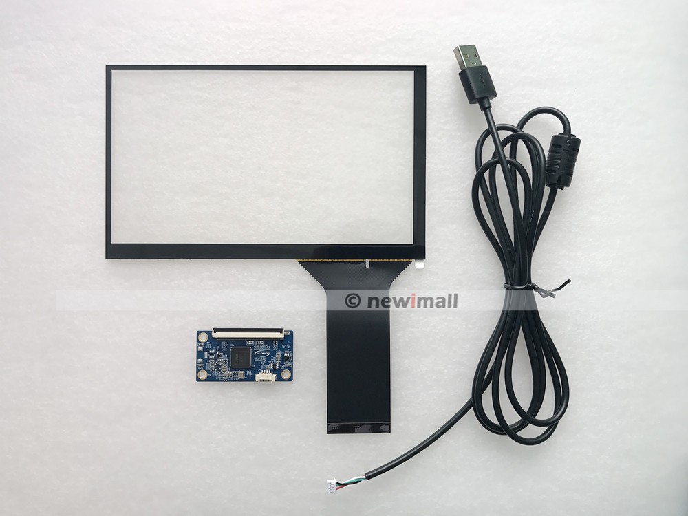 7" inch capacitive Touch Screen Digitizer Panel USB Sensor Kit + Driver Board