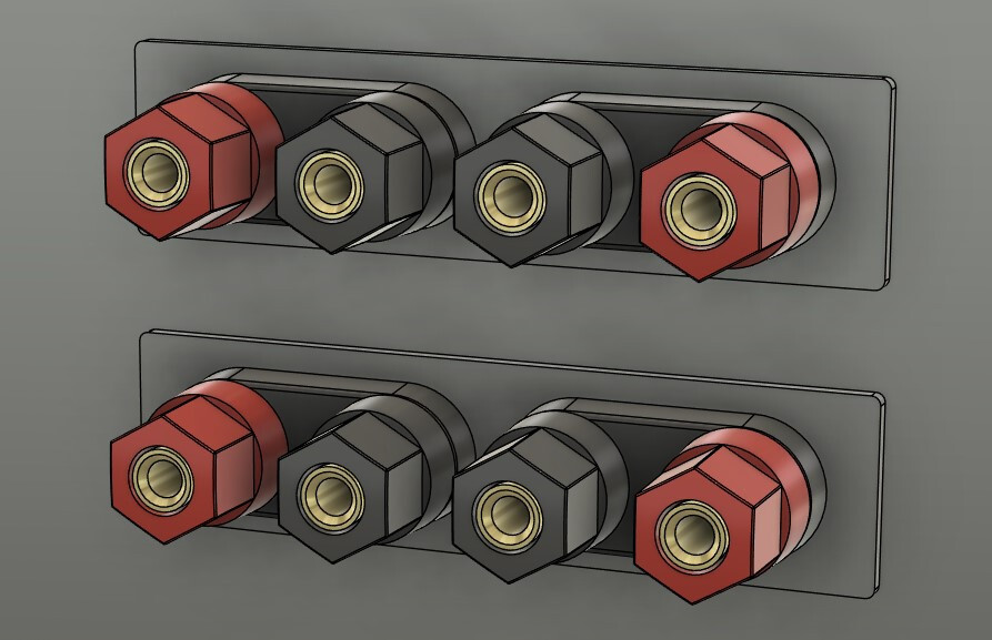 Sony TA-515 speaker terminal upgrade kit