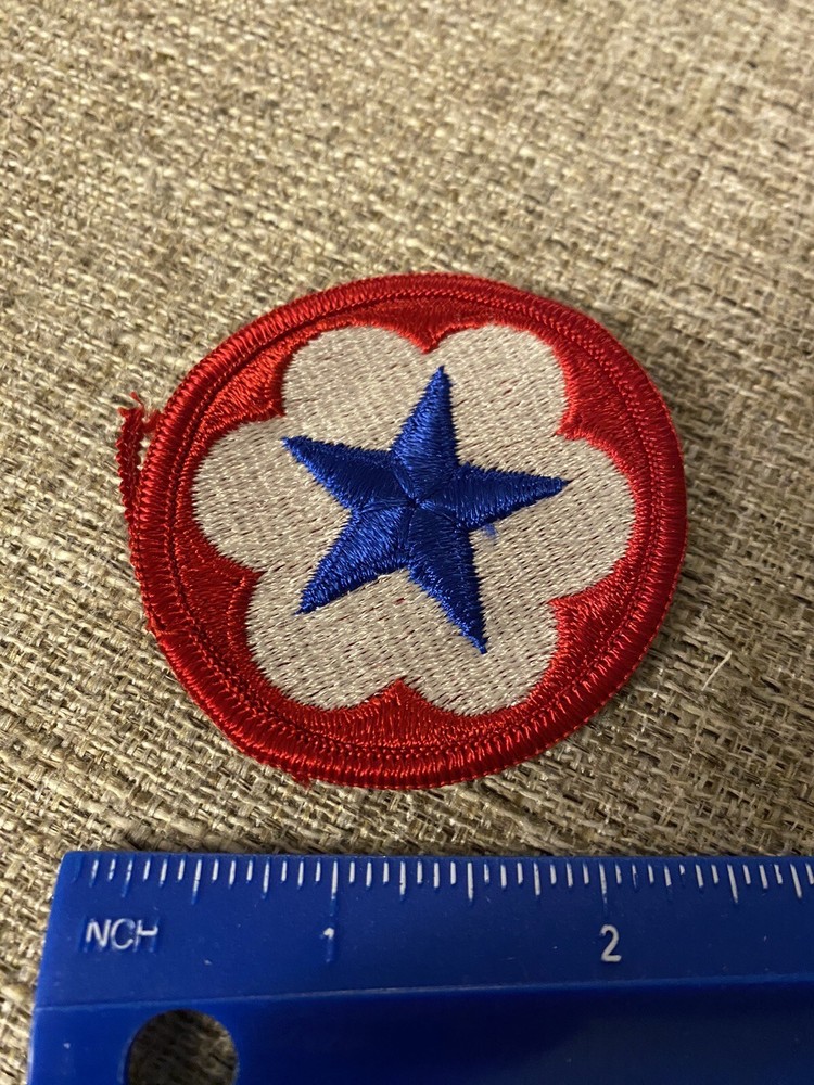 US Army Service Forces Patch Blue Star INV5546