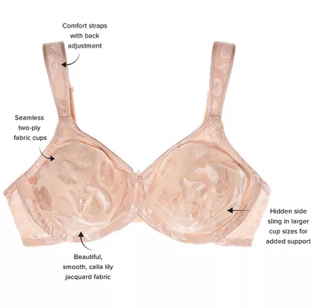 WACOAL Awareness Seamless Underwire Bra 38DD