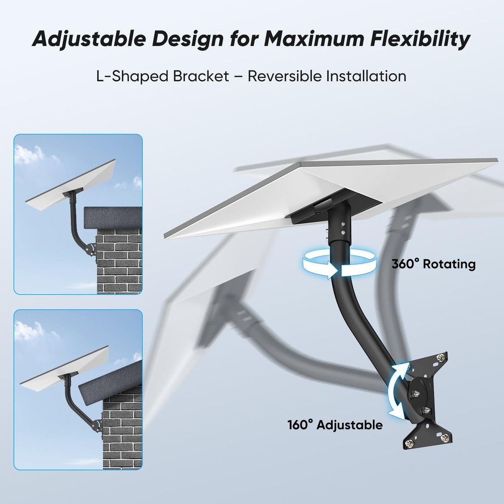 for Starlink Gen 3 Mount, Angle Adjustable Mounting Kit Compatible Starlink V...