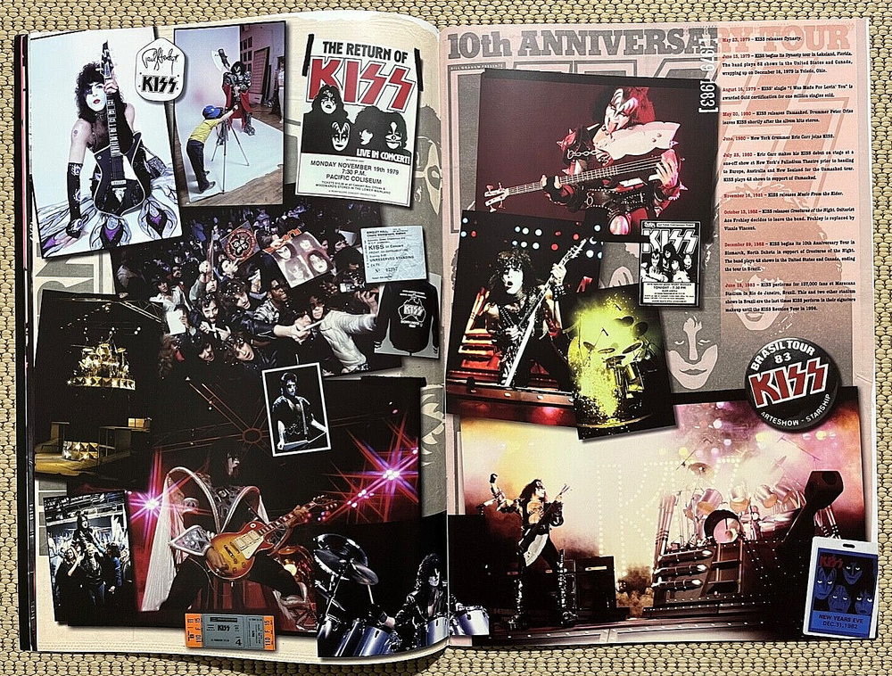 KISS Monster MonsterTour 2013 Tour book Program Kruise Ad Discography Demon Gene