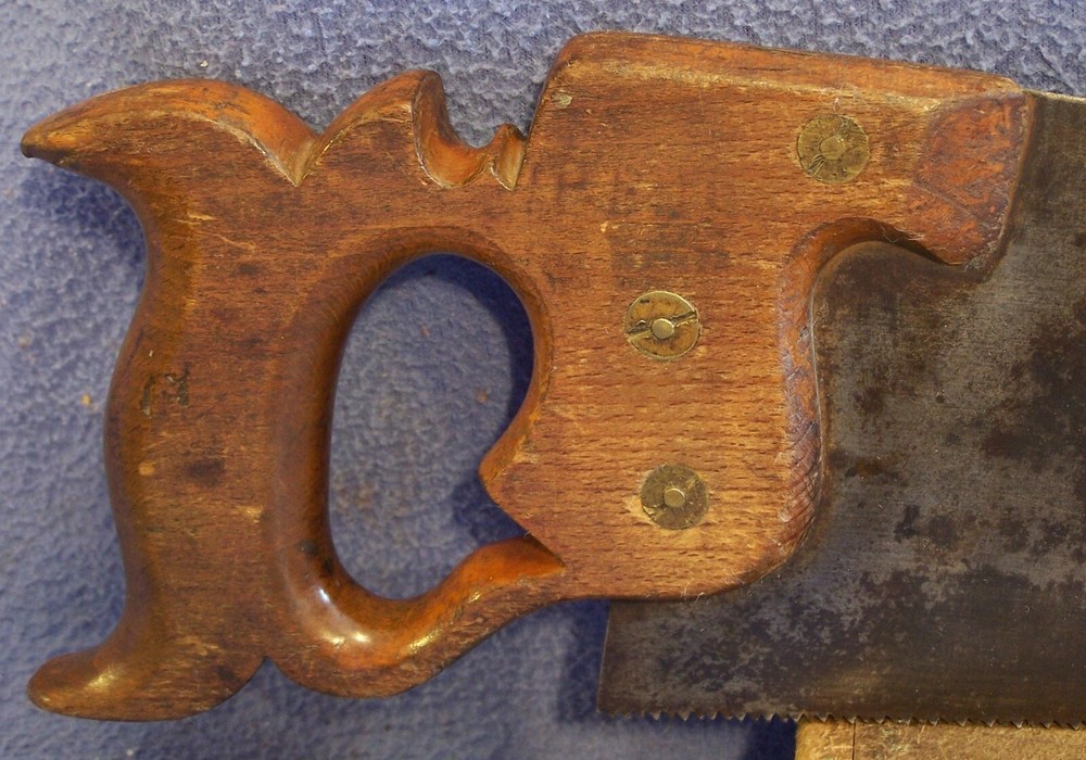 scarce BRINGHURST & Co Philada No 5 split nut 18 in panel saw